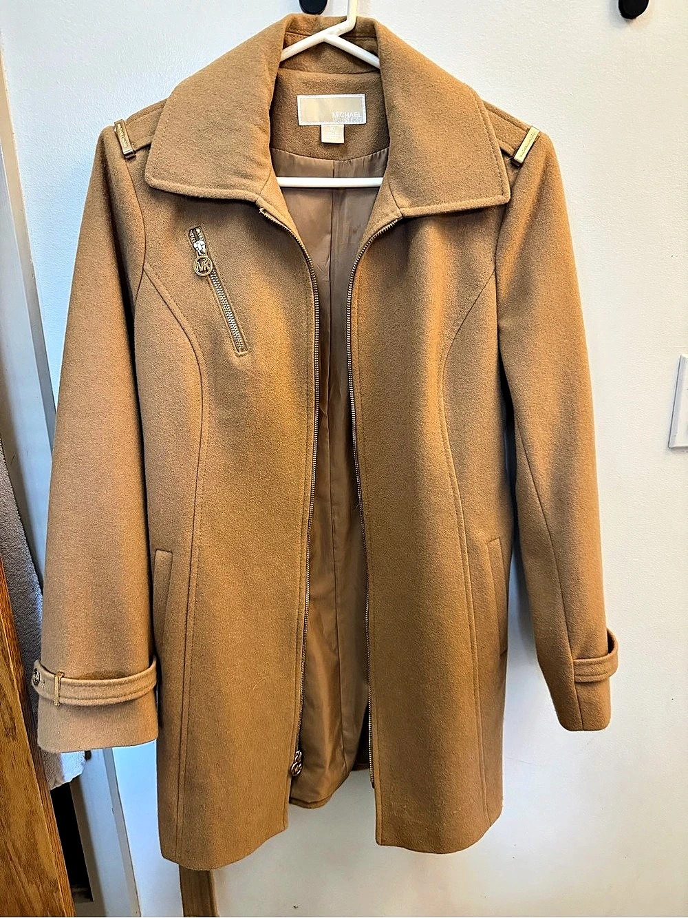 Michael Kors Belted Trench Coat in Brown Size 10 Like New